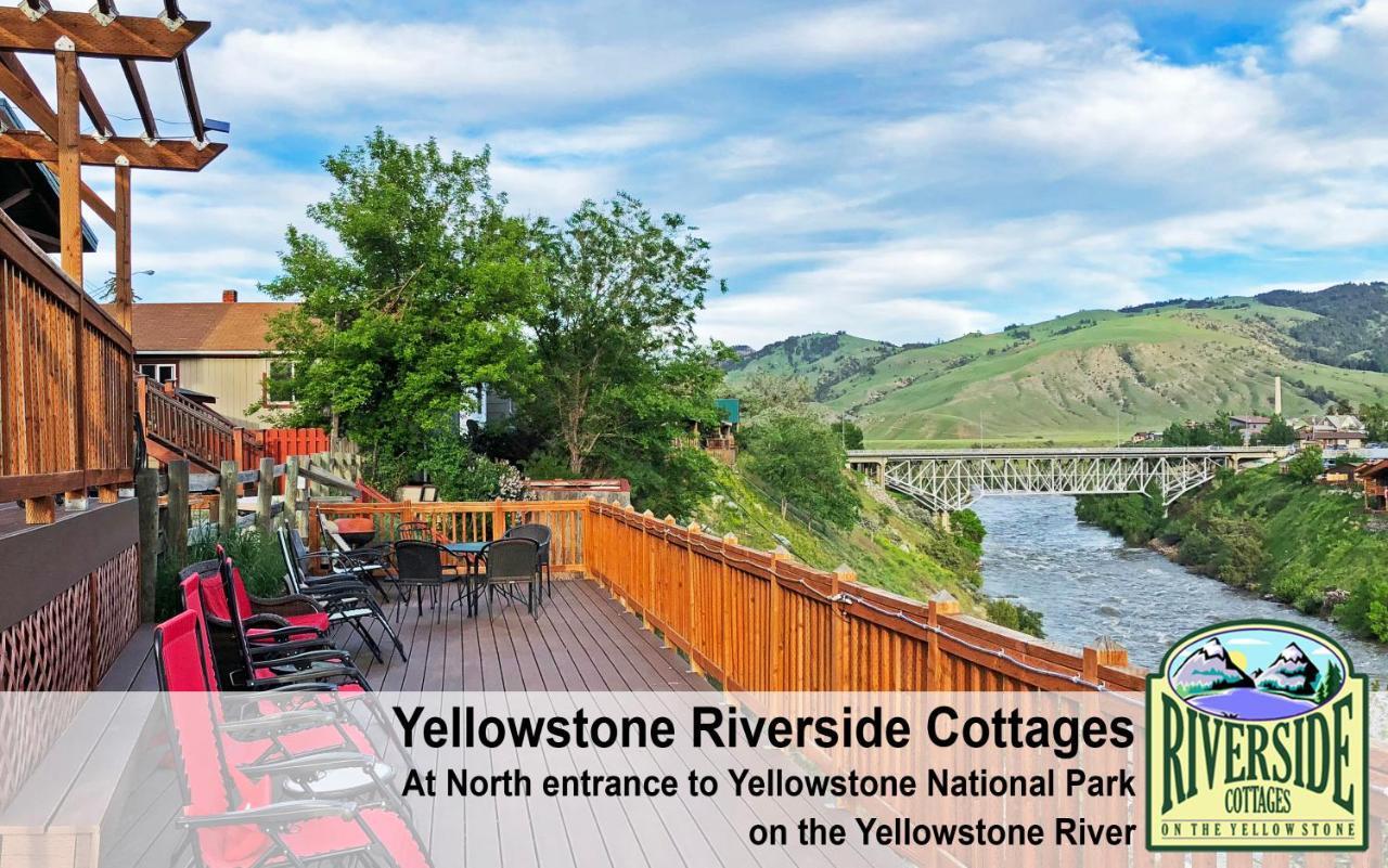 Yellowstone Riverside Cottages Gardiner Exteriör bild